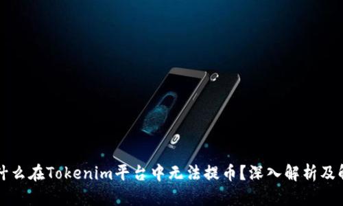 蘋(píng)果為什么在Tokenim平臺(tái)中無(wú)法提幣？深入解析及解決方案