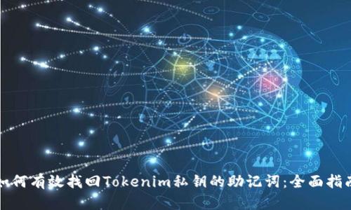 如何有效找回Tokenim私鑰的助記詞：全面指南