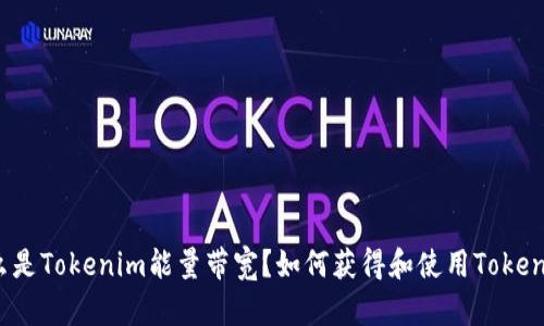 什么是Tokenim能量帶寬？如何獲得和使用Tokenim？