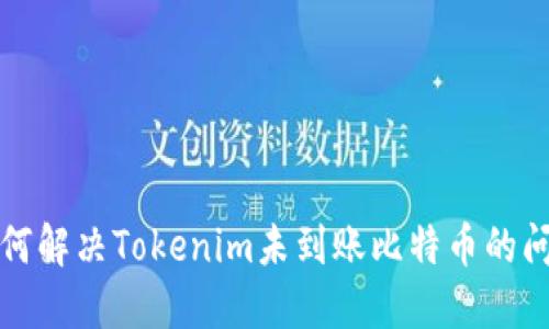 如何解決Tokenim未到賬比特幣的問(wèn)題