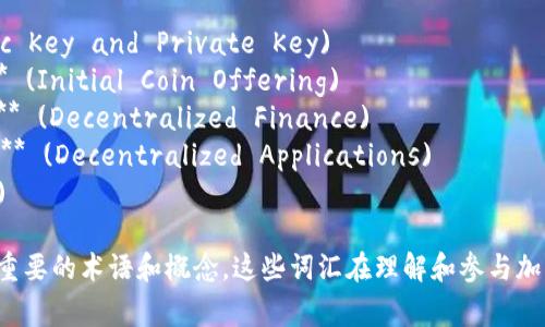 在討論加密貨幣時，有一些相關的單詞和術語非常重要。以下是一些常見的加密貨幣相關單詞：

1. **區(qū)塊鏈** (Blockchain)
2. **比特幣** (Bitcoin)
3. **以太坊** (Ethereum)
4. **錢包** (Wallet)
5. **礦工** (Miner)
6. **交易所** (Exchange)
7. **去中心化** (Decentralization)
8. **智能合約** (Smart Contract)
9. **代幣** (Token)
10. **哈希** (Hash)
11. **公鑰和私鑰** (Public Key and Private Key)
12. **ICO（首次代幣發(fā)行）** (Initial Coin Offering)
13. **DeFi（去中心化金融）** (Decentralized Finance)
14. **DApp（去中心化應用）** (Decentralized Applications)
15. **流動性** (Liquidity)

以上是加密貨幣領域中一些重要的術語和概念，這些詞匯在理解和參與加密貨幣生態(tài)系統(tǒng)時非常有用。