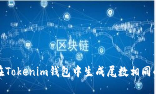 如何在Tokenim錢(qián)包中生成尾數(shù)相同的地址